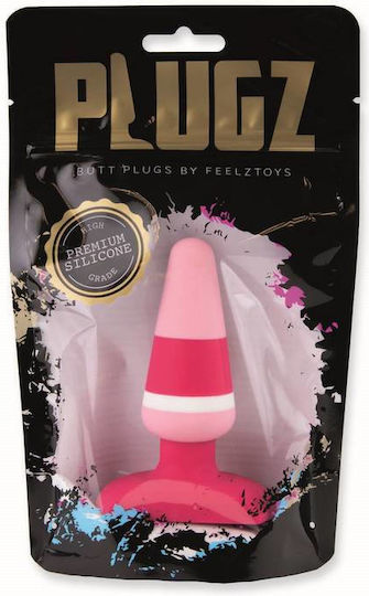 Feelztoys Colors Anal Plug No.2 White / Pink 9cm
