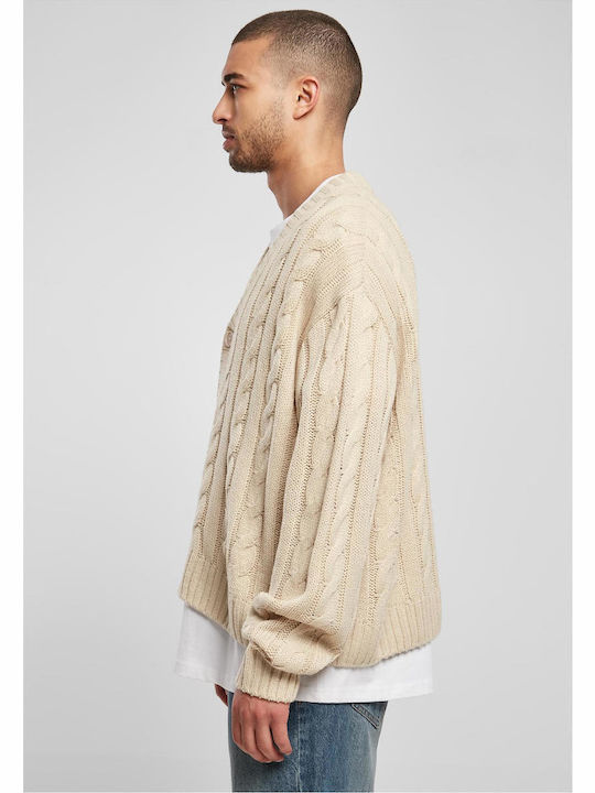 Cardigan Tricotat pentru Bărbați cu Nasturi Softseagrass