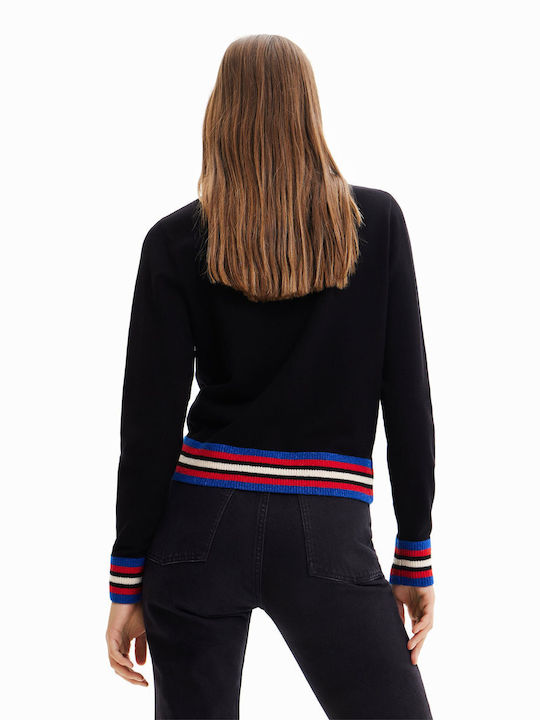 Desigual Mara Women's Long Sleeve Sweater Black