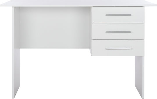 Desk Ensley Wooden White 120x60x76cm