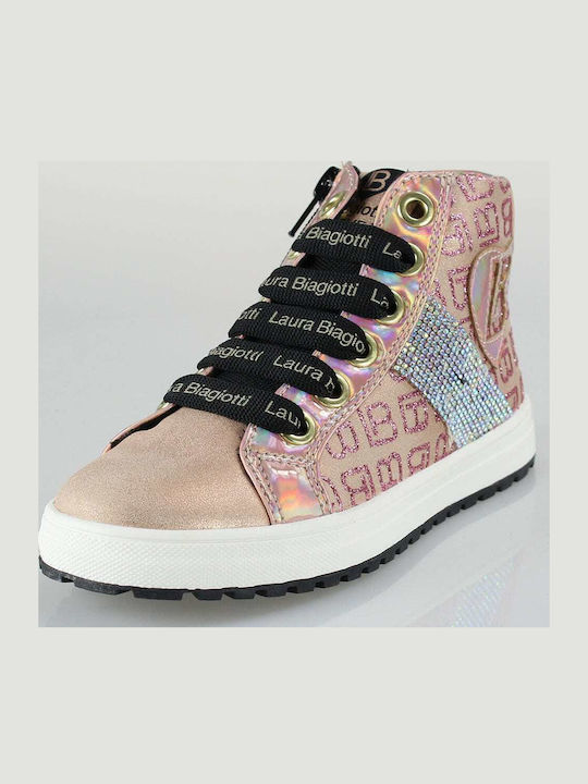 Παιδικά Sneakers High Ροζ