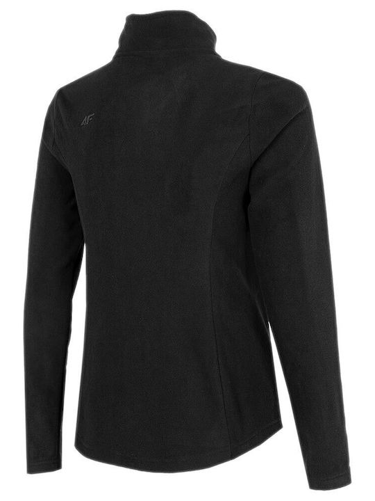 4F Damen Thermo Langarmshirt Schwarz