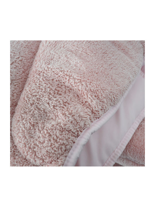 Saray Home Duvet Cover Set Double 200x240cm Softwell Pink 3pcs 300 GSMGsm