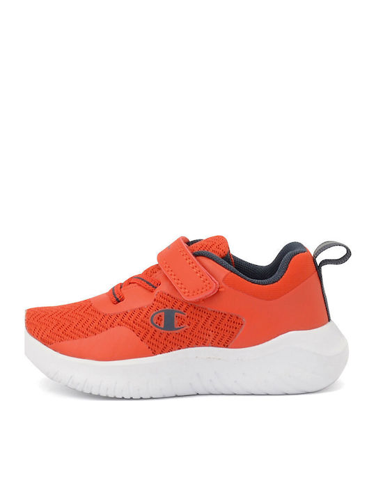 Evolve B Kids Sports Shoes Running with Hoop & Loop Closure Red