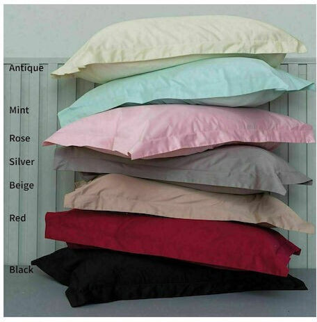 Palamaiki Luxe Sateen Pillowcase Set Oxford Rose 50x75cm.