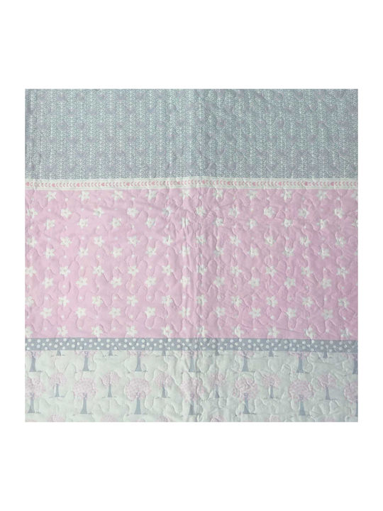 Dimcol 408 Set Coverlet Queen Size Microfiber 3 pcs 220x240cm 3pcs