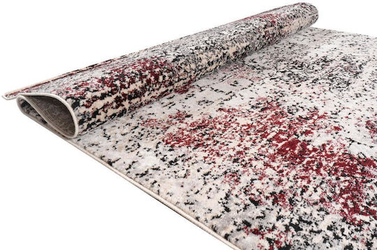 Polcarpet 4001 Сет Съвременни Спалня килими Black / Cream / Red 3бр