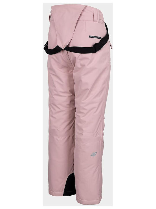 4F HJZ22-JSPDN001-56S Παιδικό Παντελόνι Σκι & Snowboard Ροζ