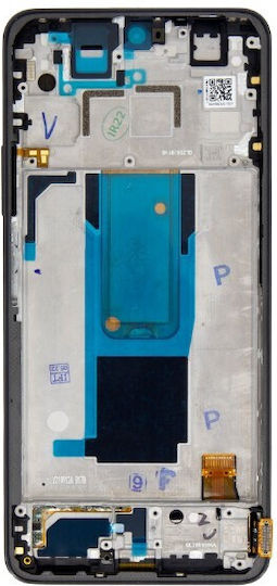 Xiaomi Οθόνη mit Touch-Mechanismus und Rahmen für Redmi Note 11 Pro+ 5G (Schwarz)