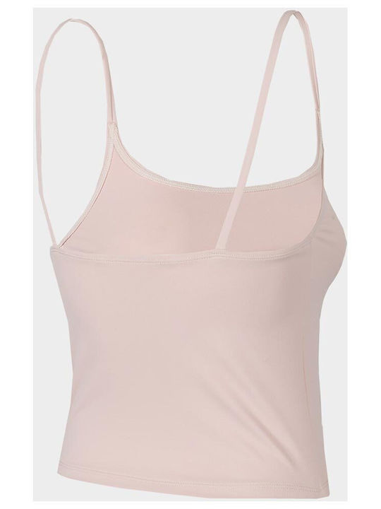 4F Women's Athletic Blouse with Straps Pink