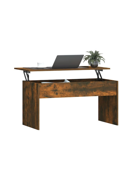 vidaXL Kaffeetisch Mit Funktionalem Design Zentral Aus Holz Mit Hebemechanismus M102xB50.5xH52.5cm
