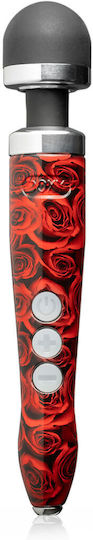 Doxy Cast 3R Vibrator Massage Wand-Massagegerät 28cm Rose Pattern