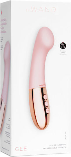 Le Wand Gee Vibrator Mini G-Spot 16.6cm Roz
