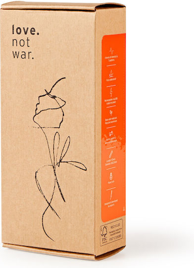 Love Not War Liebe Δονητής G-Spot 17.2cm Orange