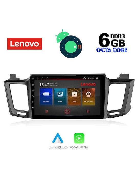 Lenovo Ηχοσύστημα Αυτοκινήτου για Toyota Rav 4 2013-2019 (Bluetooth/USB/WiFi/GPS) με Οθόνη Αφής 10"