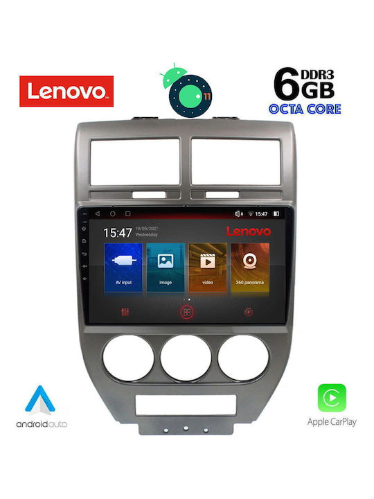 Lenovo Ηχοσύστημα Αυτοκινήτου για Jeep Compass / Patriot 2007-2016 (Bluetooth/USB/WiFi/GPS) με Οθόνη Αφής 10"