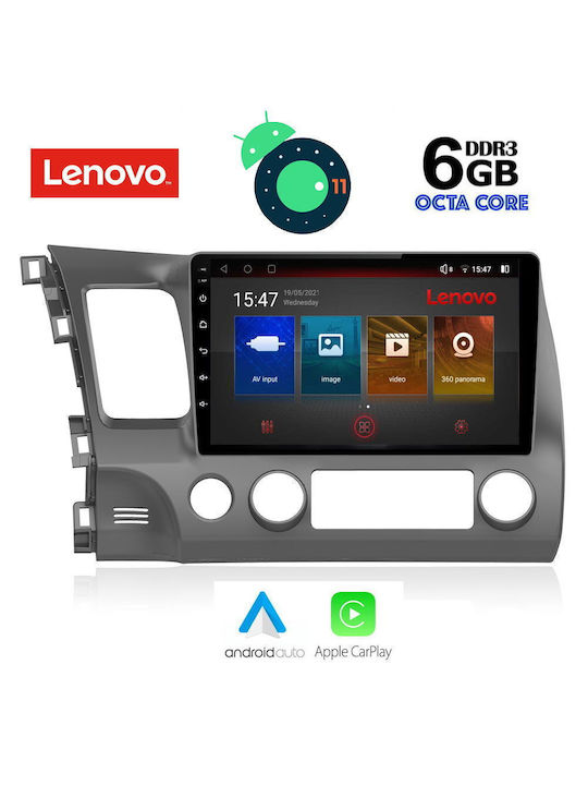 Lenovo Car-Audiosystem für Honda Bürgerlich 2006-2012 (Bluetooth/USB/AUX/WiFi/GPS) mit Touchscreen 10"