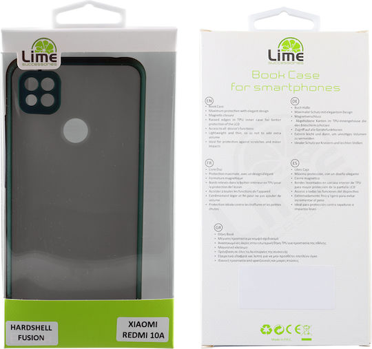 Lime Hardshell Camera Guard Back Cover Πλαστικό / Σιλικόνης Green With Yellow Keys (Redmi 10A)