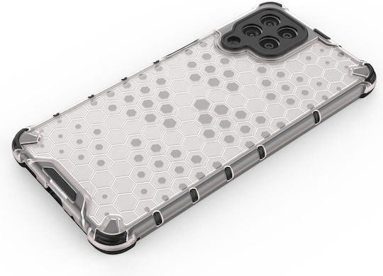 Hurtel Honeycomb Back Cover Silicone Transparent (Galaxy M53 5G)