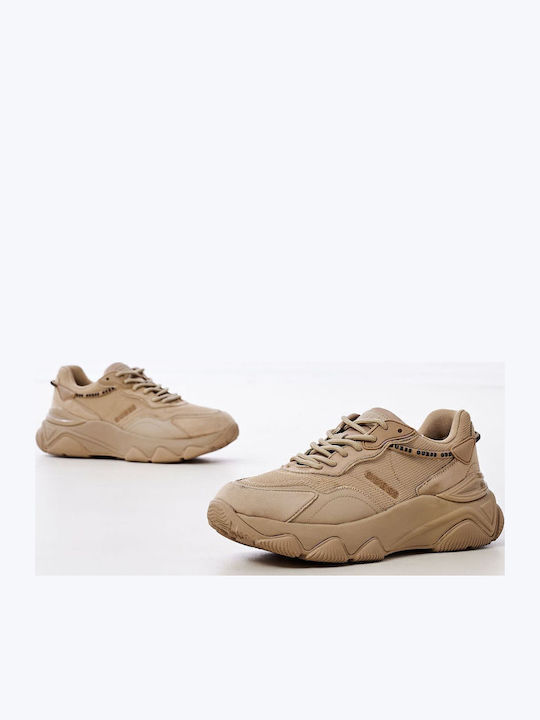 Micola Γυναικεία Chunky Sneakers Μπεζ