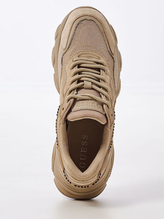 Micola Γυναικεία Chunky Sneakers Μπεζ