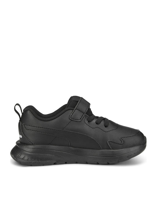 Evolve Waterproof Kids Sports Shoes Running with Hoop & Loop Closure Black