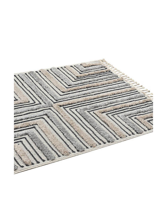 Madi Cables Modern Bedroom Rugs Set Trend Gray 4226-04 3pcs