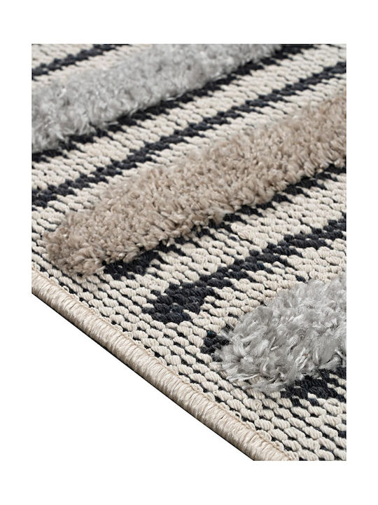 Madi Cables Modern Bedroom Rugs Set Trend Gray 4226-04 3pcs