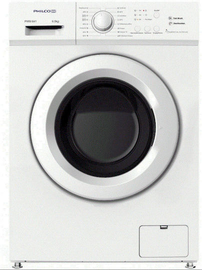 Philco PWM 641S Πλυντήριο Ρούχων 6kg 1000 Στροφών