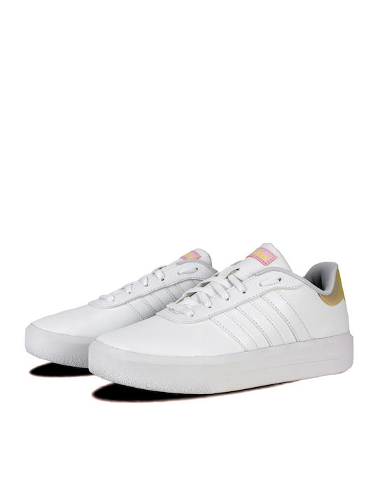 adidas Court Platform Sneakers Λευκά