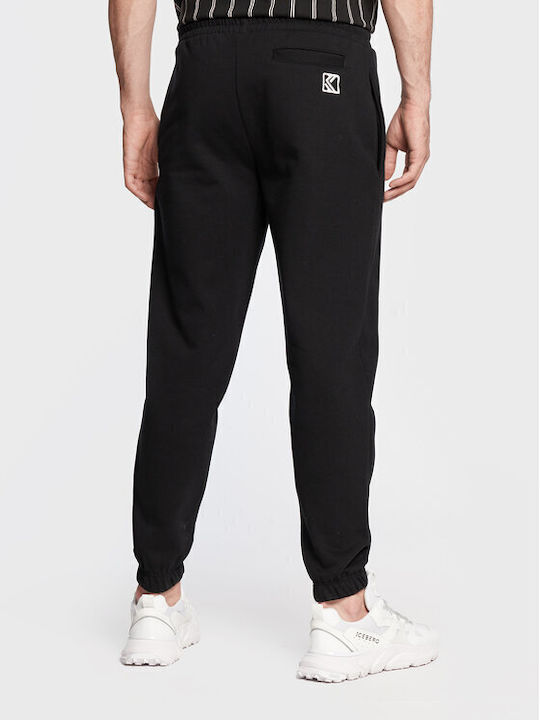 Karl Kani Men's Sweatpants with Rubber Black