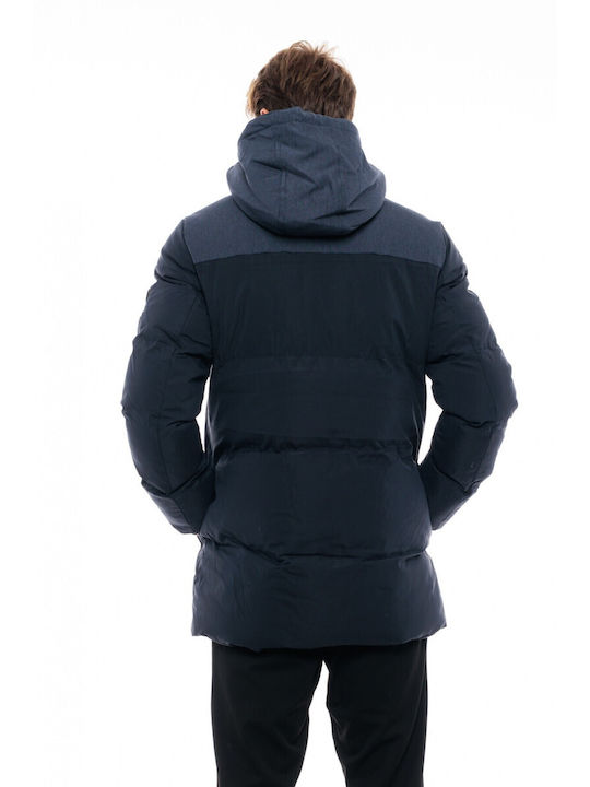 Splendid Men's Winter Puffer Jacket Navy Blue