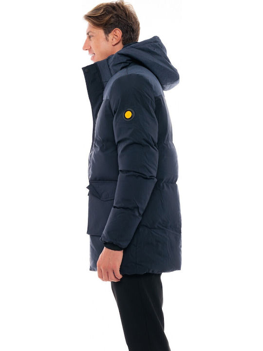 Winter Jacke Puffer Marineblau
