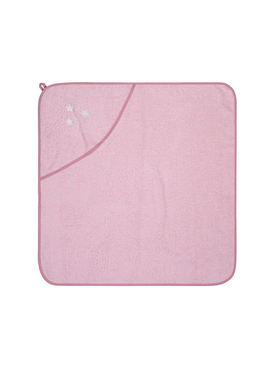 Greenwich Polo Club Hooded Baby Bath Towel 8824 Pink