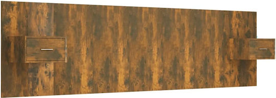 vidaXL Wooden Bed Headboard Smoked Oak 200x80cm