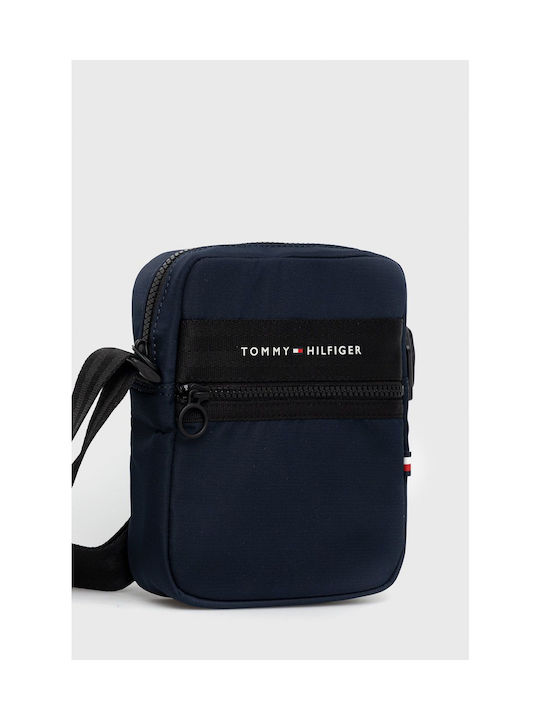 Tommy Hilfiger TH Horizon Mini Ανδρική Τσάντα Ώμου / Χιαστί σε Navy Μπλε χρώμα