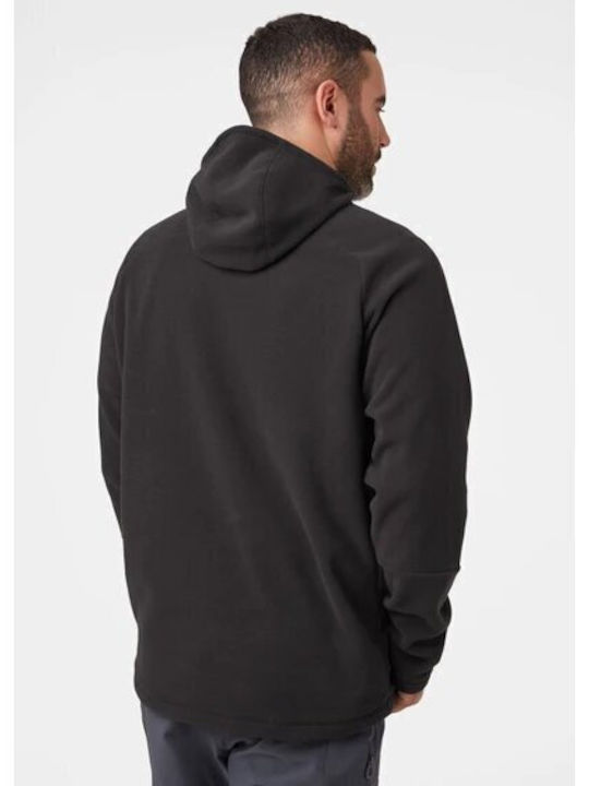 Helly Hansen Herren Sweatshirt mit Kapuze und Taschen Schwarz