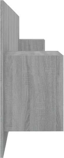 vidaXL Wooden Bed Headboard Gray Sonoma 200x80cm