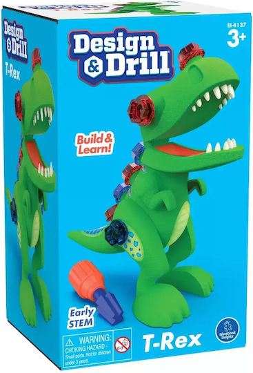 Learning Resources Παιχνίδι Κατασκευών Πλαστικό Drill Take Apart T-Rex για Παιδιά 3+ Ετών
