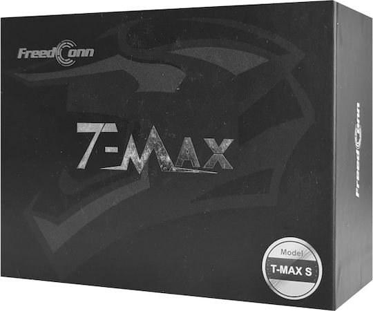 FreedConn T-MAX-S Мотоциклетна комуникационна система за един каскет с Bluetooth