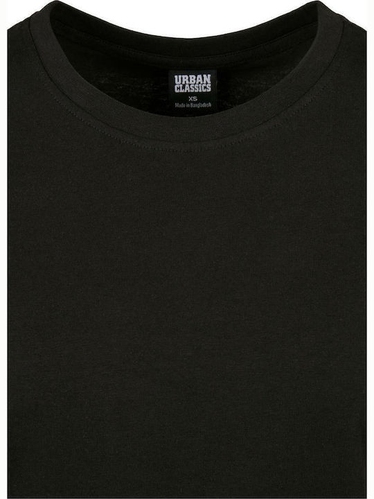 Καλοκαιρινό Mini Αθλητικό Φόρεμα T-shirt Κοντομάνικο Μαύρο