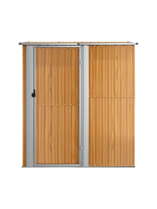 Metallische Gartenhaus Gaalvanisierte Braune M1.805xP0.97xH2.095m