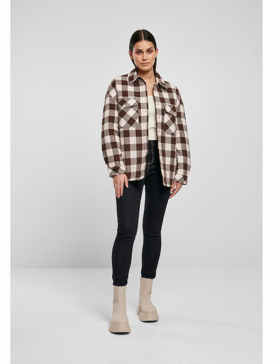 Femeie Carou Roz Overshirt Oversized