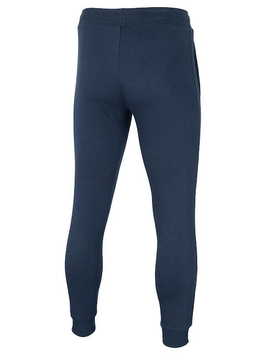 4F Men's Sweatpants with Rubber Blue