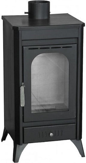 Agorastos ΣΑ-40 Stahl Holzofen 11kW Schwarz