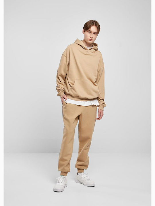 Φούτερ με Κουκούλα Union Beige