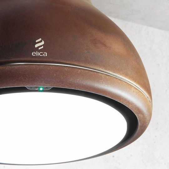 Elica Shining Rust/F/50 Островен аспиратор Рециркулация 50см Кафяв