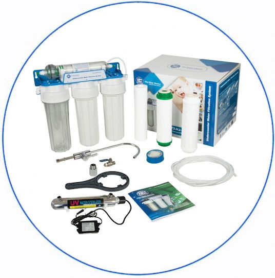 Aqua Filter Τριπλή Κάτω Πάγκου / Κεντρικής Παροχής Διατομής ½" Aqua Filter Τριπλή Κάτω Πάγκου / Κεντρικής Παροχής Διατομής ½"
