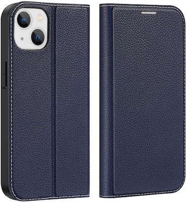 Dux Ducis Skin X2 Umschlag Rückseite Synthetisches Leder Blau (iPhone 14)