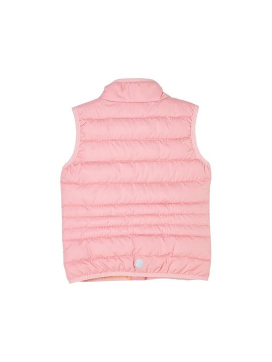 S.Oliver Kids Quilted Jacket Sleeveless short Pink